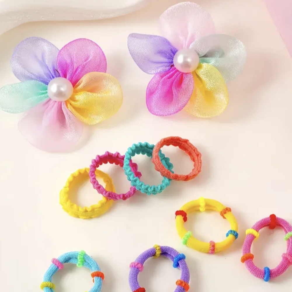 🎁🎁618 Piece Colorful Kids Hair Accessories Set - Picture 6 of 10